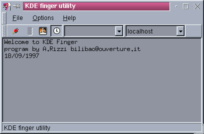 KFinger Main Window